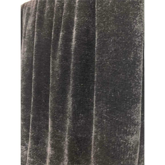 Jeffrey Aronoff Black Fringe Large Heavy Throw Blanket - Picture 3 of 4